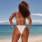 essentieel bikinibroekje vrouwen room Lounge badkleding 008ZJ1002 - Image 11