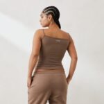 essentieel cami-topje vrouwen koffie Lounge kleding 008ZJ820 - Image 2