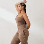 essentieel cami-topje vrouwen koffie Lounge kleding 008ZJ820 - Image 6