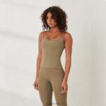 essentieel cami-topje vrouwen olijf Lounge kleding 008ZJ823 - Image 5