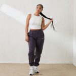 essentiële joggers vrouwen blauw gerookt Lounge kleding 008ZJ910