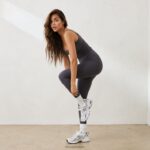 essentiële legging vrouwen blauw gerookt Lounge kleding 008ZJ897