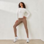 essentiële legging vrouwen koffie Lounge kleding 008ZJ892 - Image 3