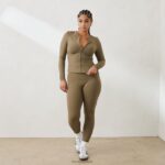 essentiële legging vrouwen olijf Lounge kleding 008ZJ894