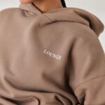 essentiële oversized hoodie vrouwen koffie Lounge kleding 008ZJ878 - Image 5
