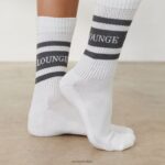 essentiële sokken (tweepack) vrouwen houtskool Lounge kleding 008ZJ944 - Image 3