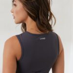 essentiële tanktop vrouwen blauw gerookt Lounge kleding 008ZJ825 - Image 3