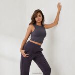 essentiële tanktop vrouwen blauw gerookt Lounge kleding 008ZJ825 - Image 6
