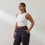 essentiële tanktop vrouwen gebroken wit Lounge kleding 008ZJ826 - Image 4