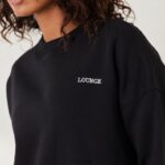 essentiële trui met ronde hals vrouwen zwart Lounge kleding 008ZJ886 - Image 3