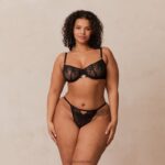 Flirt balconette bh & g-string/slip set vrouwen zwart Lounge ondergoed 008ZJ108 - Image 11