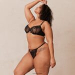 Flirt balconette bh & g-string/slip set vrouwen zwart Lounge ondergoed 008ZJ108 - Image 3