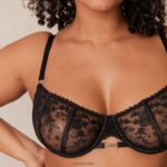 Flirt balconette bh & g-string/slip set vrouwen zwart Lounge ondergoed 008ZJ108 - Image 22