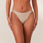 geribbelde, bewuste slip vrouwen nerts Lounge ondergoed 008ZJ456 - Image 2
