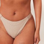 geribbelde, bewuste slip vrouwen nerts Lounge ondergoed 008ZJ456 - Image 3