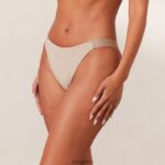 geribbelde, bewuste slip vrouwen nerts Lounge ondergoed 008ZJ456 - Image 4
