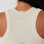 geribbelde racerbacktop x jess hunt vrouwen bot Lounge kleding 008ZJ796 - Image 4