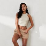geribbelde racerbacktop x jess hunt vrouwen bot Lounge kleding 008ZJ796 - Image 6