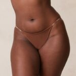 gladde klassieke slip vrouwen kastanje Lounge ondergoed 008ZJ559