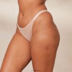 gladde mesh slip vrouwen taupe Lounge ondergoed 008ZJ518 - Image 4