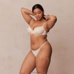 je dagelijkse T-shirt-bh en string/slip-set vrouwen latte Lounge ondergoed 008ZJ130 - Image 3
