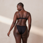 je dagelijkse T-shirt-bh en string/slip-set vrouwen zwart Lounge ondergoed 008ZJ124 - Image 5