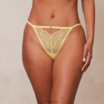 Kijkgat kanten strappy brutale slip vrouwen citroen Lounge ondergoed 008ZJ773 - Image 2
