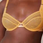 Liberty balconette bh & string/slip set vrouwen mosterd Lounge ondergoed 008ZJ46 - Image 15