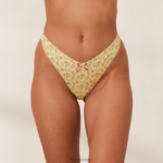 lieve g-string vrouwen citroen bloemen Lounge ondergoed 008ZJ443 - Image 2