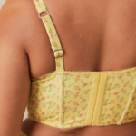 lieve lange bh- en g-stringset vrouwen citroen bloemen Lounge ondergoed 008ZJ139 - Image 8