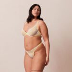luxe balconette bh & string/slip set vrouwen citroen Lounge ondergoed 008ZJ21 - Image 3