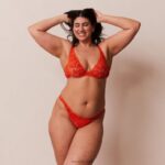 luxe balconette bh & string/slip set vrouwen rood Lounge ondergoed 008ZJ49 - Image 11