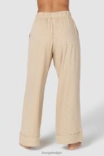 luxe pyjamabroek met reliëf vrouwen nerts Lounge kleding 008ZJ959 - Image 2