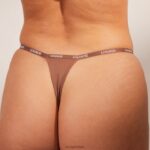 luxe string vrouwen kastanje Lounge ondergoed 008ZJ240 - Image 3