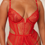 mila intimi bodysuit vrouwen rood Lounge ondergoed 008ZJ339 - Image 7