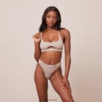naadloze bh & string/slip set vrouwen nerts Lounge ondergoed 008ZJ190 - Image 13