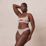 naadloze bh & string/slip set vrouwen nerts Lounge ondergoed 008ZJ190 - Image 3