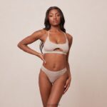 naadloze bh & string/slip set vrouwen nerts Lounge ondergoed 008ZJ190 - Image 5