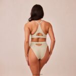 naadloze bh & string/slip set vrouwen olijf Lounge ondergoed 008ZJ209 - Image 10