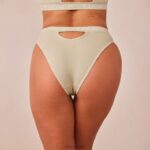 naadloze slip vrouwen olijf Lounge ondergoed 008ZJ392 - Image 2