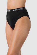 opvoedingsbriefjes vrouwen zwart Lounge ondergoed 008ZJ430 - Image 3