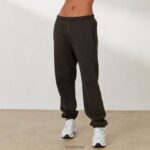oversized joggingbroek x jess hunt vrouwen zwart gewassen Lounge kleding 008ZJ802 - Image 3