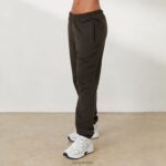 oversized joggingbroek x jess hunt vrouwen zwart gewassen Lounge kleding 008ZJ802 - Image 6