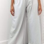 pyjamabroek met ruches vrouwen vorst Lounge kleding 008ZJ941