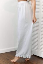 pyjamabroek met ruches vrouwen vorst Lounge kleding 008ZJ941 - Image 7