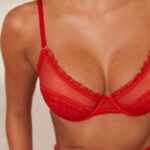robijnrode intimi ingesteld vrouwen rood Lounge ondergoed 008ZJ340 - Image 6