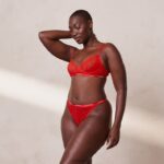 royal balconnet bh & string set vrouwen rood Lounge ondergoed 008ZJ50 - Image 11