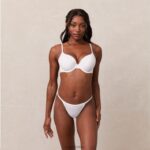 sculpt push-up T-shirt bh en g-string/slip set vrouwen wit Lounge ondergoed 008ZJ111 - Image 9