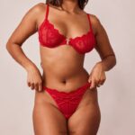 seduce set met balconnetbeha en string/slip met sluiting aan de voorkant vrouwen kastanjebruin Lounge ondergoed 008ZJ116 - Image 19