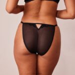 seduce set met balconnetbeha en string/slip met sluiting aan de voorkant vrouwen zwart Lounge ondergoed 008ZJ126 - Image 8